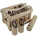 Number Kubb Original, rubberhout, in houten kist