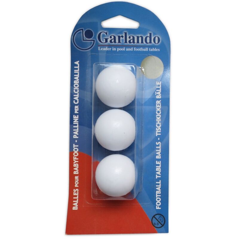 Blister Pack 3 x Witte Bal: