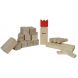 Kubb Semi-Pro Basic met Rode Koning berkenhout