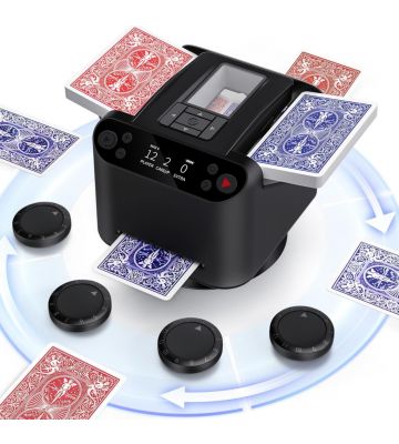 2 in 1 Automatische kaartenschudder en dealer 