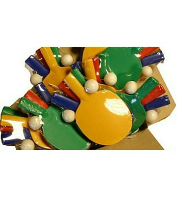 Doos met 2 batjes + 3 ballen.