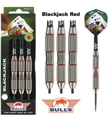 Bull's Blackjack dartpijlen set 21gr. Red