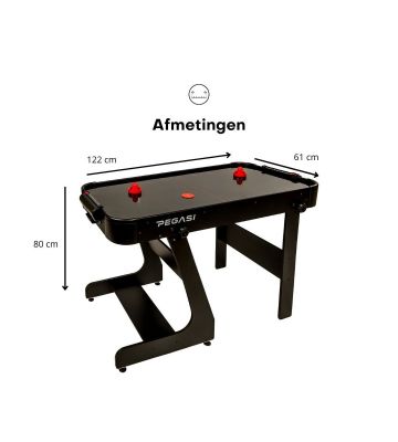 2e kans | Pegasi airhockeytafel Airstream 4ft inklapbaar