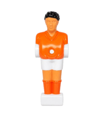 Voetbaltafel poppetje Pegasi | Oranje-wit | 12.7