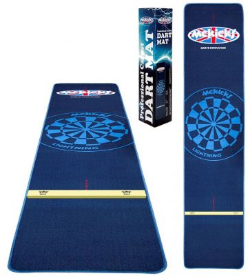 McKicks dartmat Blue Carpet 300x65 cm met Oche