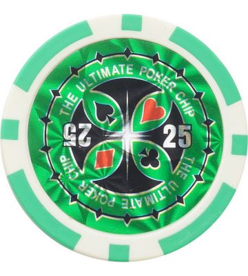 Ultimate pokerchip 11.5g - Value 25 - 25st.