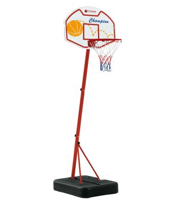 Basketbalpaal Phoenix met bal en koffer