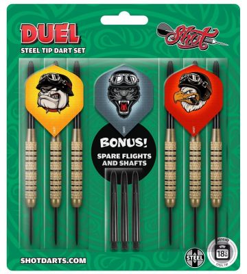 Shot Value Range Duel Steeltip Darts Set