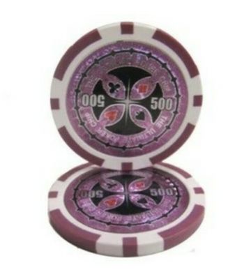 Ultimate pokerchip 11.5g - Value 500 - 25st.