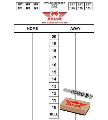 Scorebord Flex set Bull's 45x30