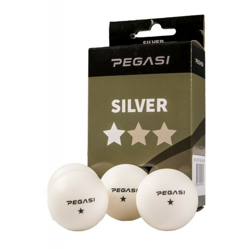 Pegasi 1 ster pingpong ballen 6st. Wit