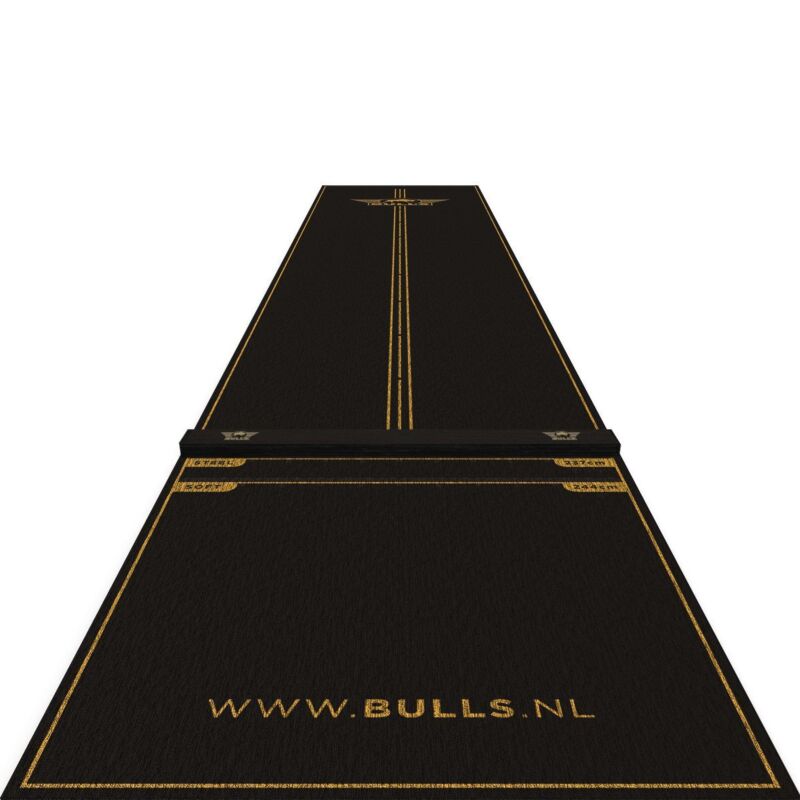 Rubber dart mat 300x85 cm Bulls met oche