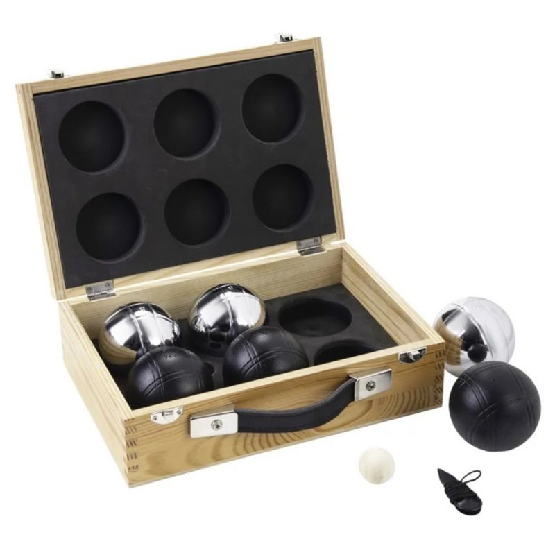 Jeu de Boules set - 6 ballen in luxe koffer