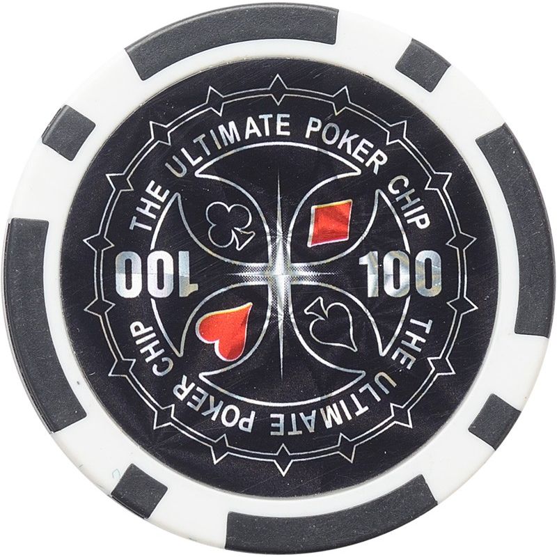 Ultimate pokerchip 11.5g - Value 100 - 25st.