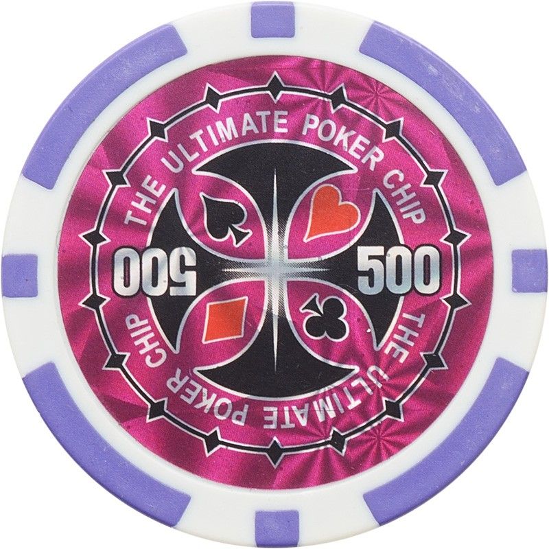 Ultimate pokerchip 11.5g - Value 500 - 25st.