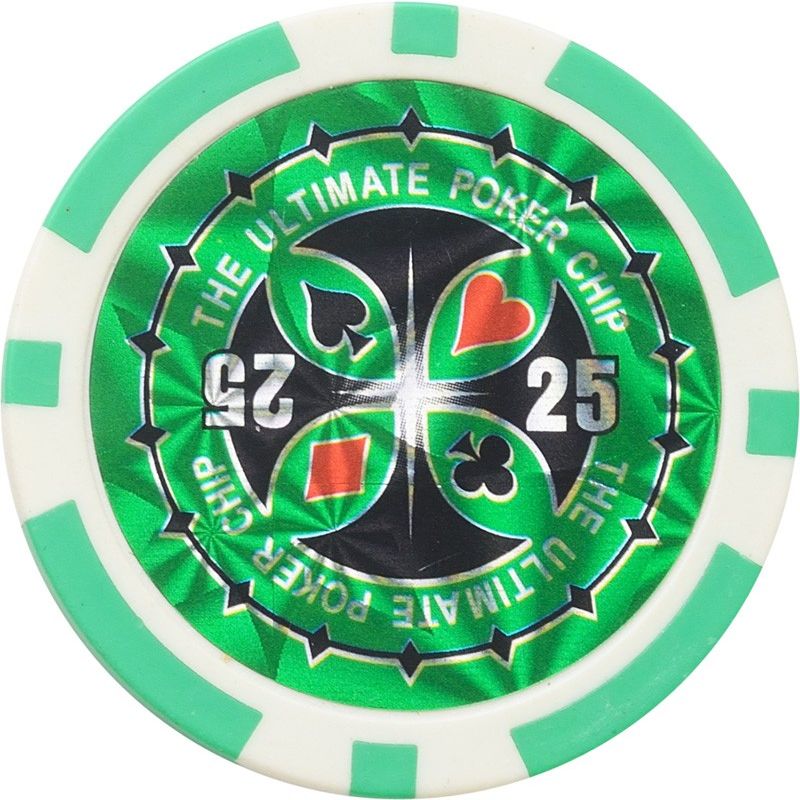 Ultimate pokerchip 11.5g - Value 25 - 25st.