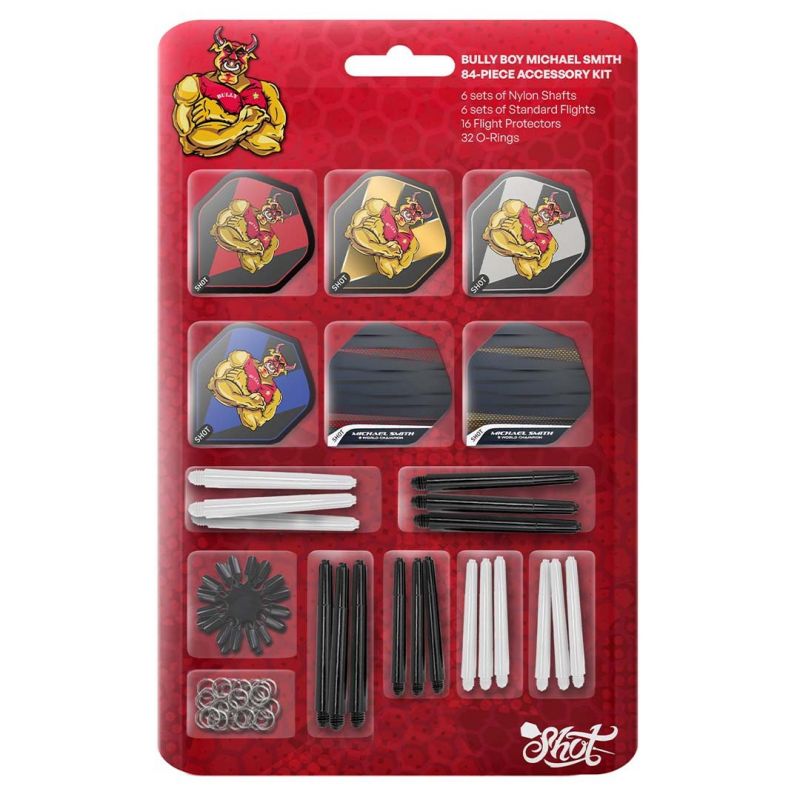 Michael Smith Darts Accessoire Kit 84-delig Shot