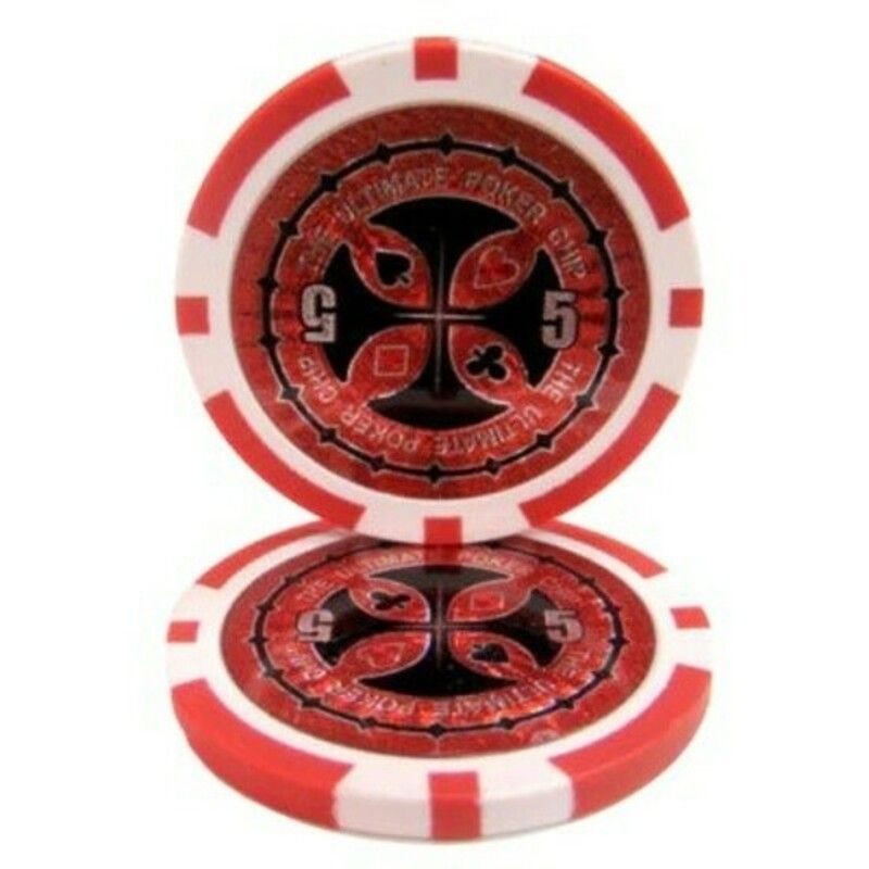 Ultimate pokerchip 11.5g - Value 5 - 25st.