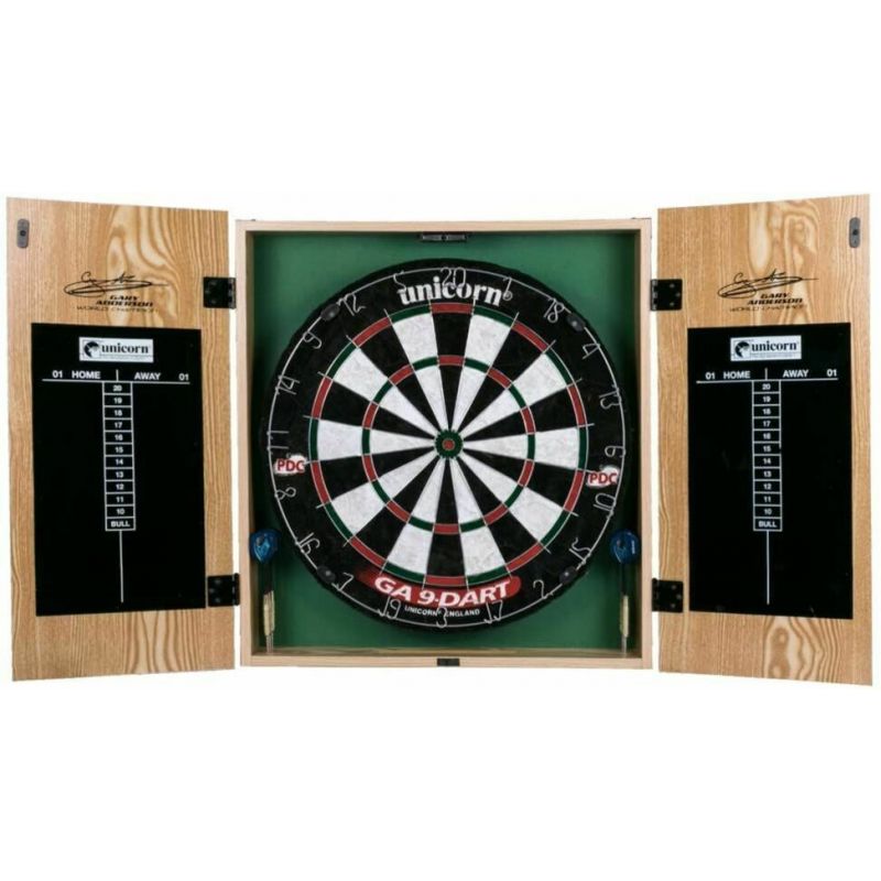 Dartbord cabinet set Gary Anderson 